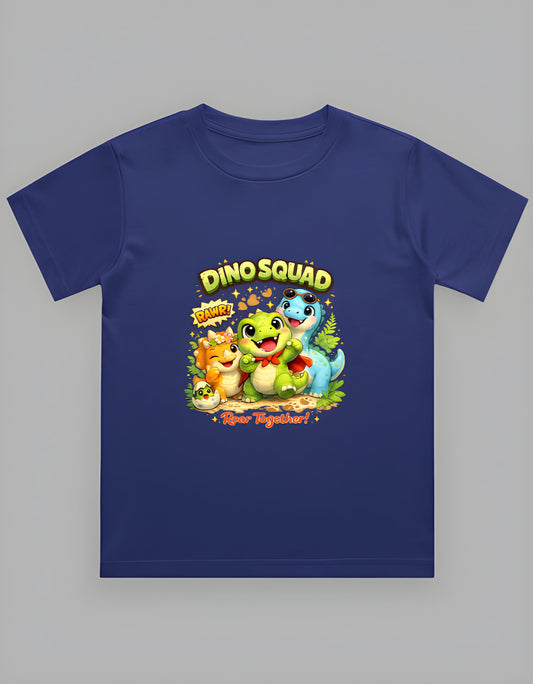 Boy’s Crew Neck T-Shirt | Dino Squad | Roar Together