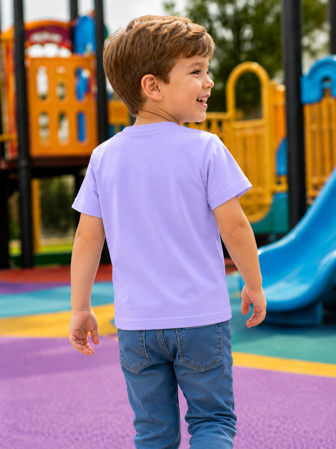 Kids Doodle Day Printed T-Shirt | Whimsical Graphic Tee for Boys & Girls
