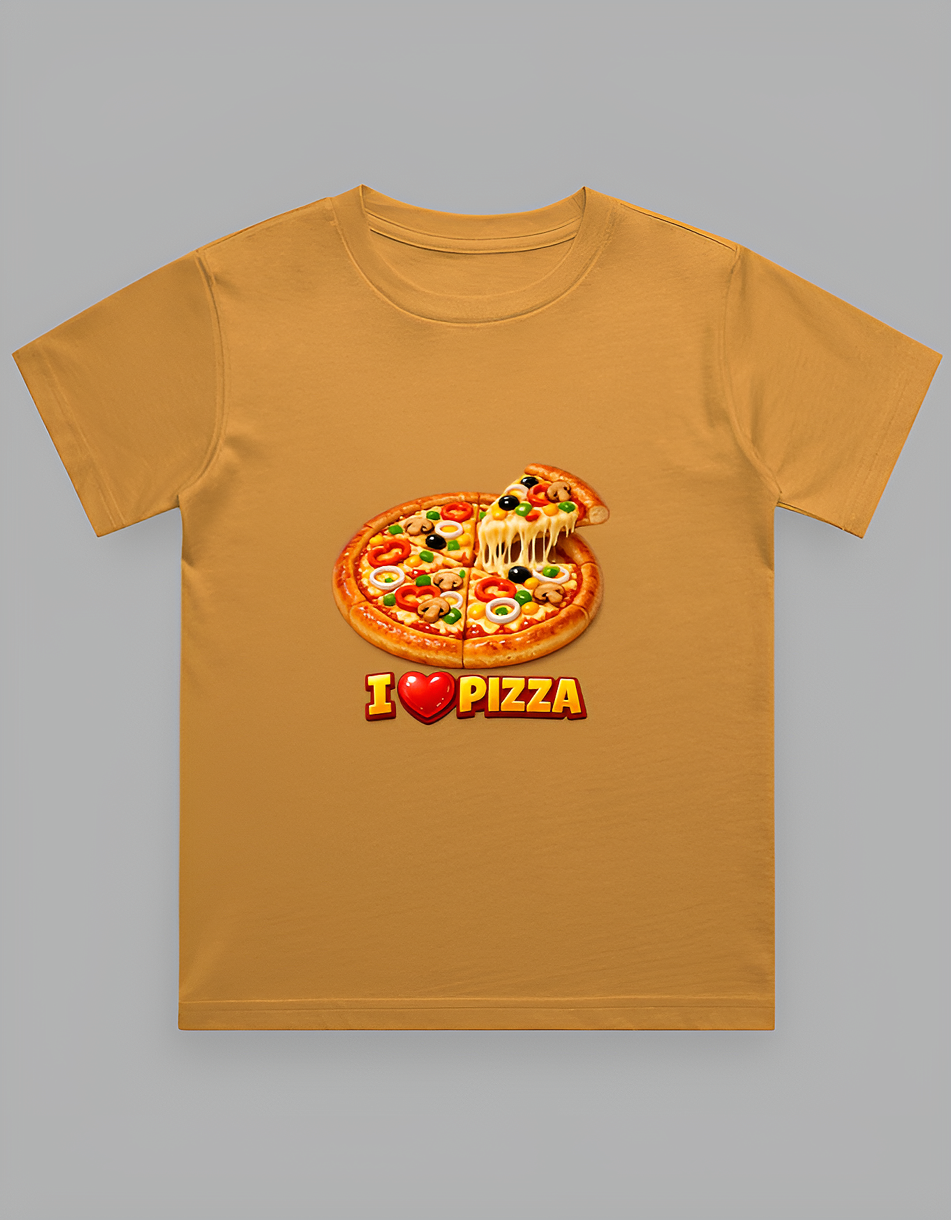 Pizza Kids T-Shirt | 3D Cartoon Graphic Tee for Boys & Girls